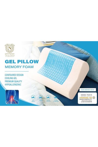 NAJMA Cooling gel memory foam pillow
