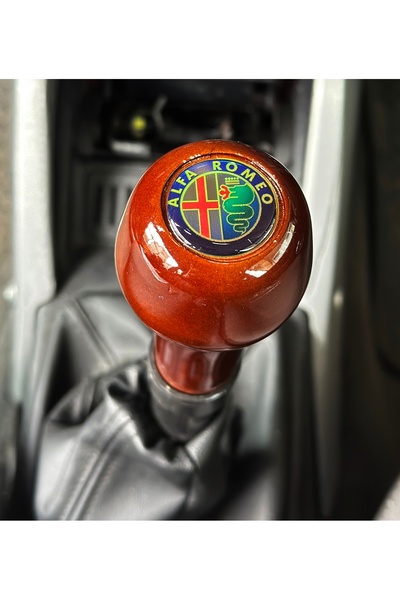 SSC Dekor Alfa Romeo Vites Topuzu Ahşap Universal Uyumlu