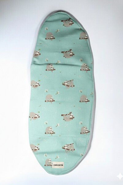 Çimen Butikk Half Swaddle Animal Patterned 0-4 Months 100% Cotton Baby Combed...