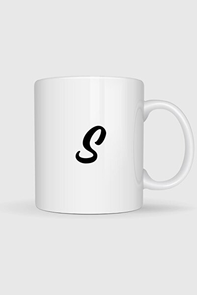 Bahriyeli Collection Letter S Printed Mug