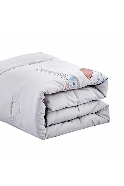 Reiashn Baby blanket, gray duck design with digital print, summer size, single and a half