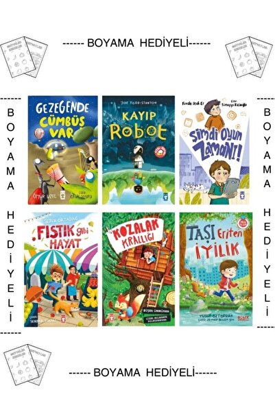 Timaş Çocuk Boyamalı Gezegende Cümbüş Var Kayıp Robot Şimdi Oyun Zamanı Taşı ...