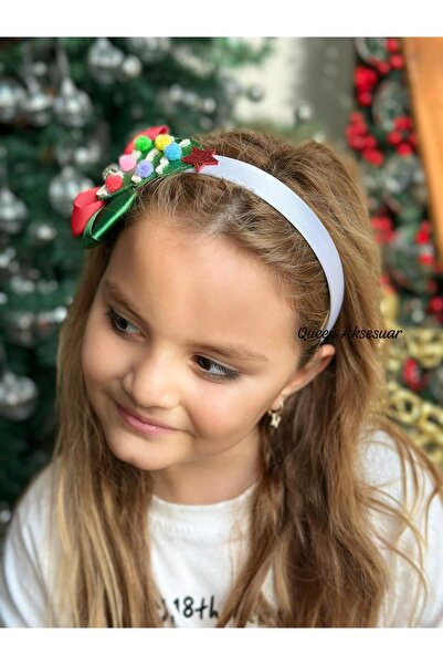 QUEEN AKSESUAR Luxury Design Satin Bow Christmas Pine Tree Ornate Rhinestone Large Satin Crown Tree Women's Children's Tiara