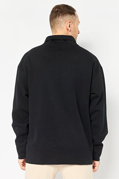 Nike Men Sportswear Fit Long Sleeve Training Sweatshirt, Black