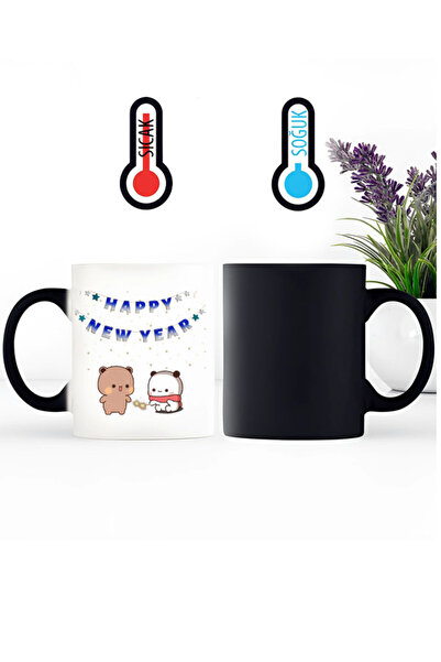 KEMAL İLHAN 'Happy New Year' Bubu Dudu Porcelain Mug Cup (Single)