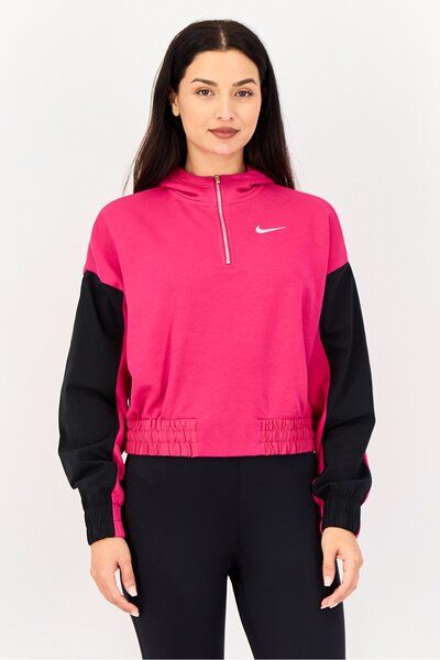 Nike Women Oversized Fit Long Sleeve Outdoor Hoodie, Dark Pink