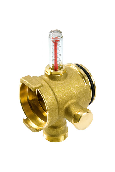 GIACOMINI Colector modular R53MMY006, cu debitmetru și valvă de control DN32 B.18