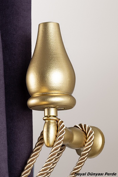 Hayal Dünyası Ahşap Fon Perde Duvar Bağlama Aparatı (renso) Perde Aksesuarı