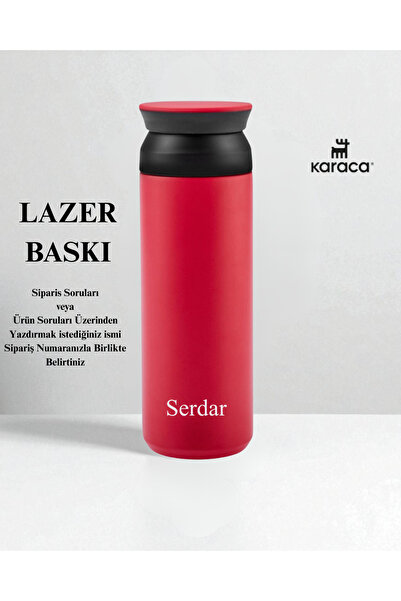 Karaca Rainbow Kişiselleştirilebilir Termos Paslanmaz Çelik Termos 500 ml Öze...