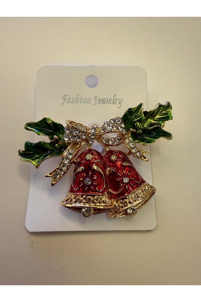 Fashion Jewellery YILBAŞI ÇANI TASARIM BROŞ