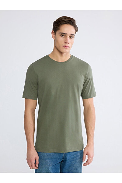 LC Waikiki Tricou pentru bărbați din bumbac pieptănat cu guler Roba Zero, Spa...