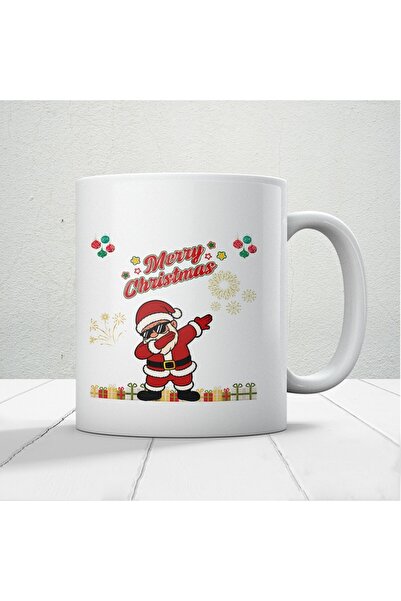 Nostaljik Lezzetler Yılbaşı Temalı Merry Christmas Yazılı Hediyelik Kupa