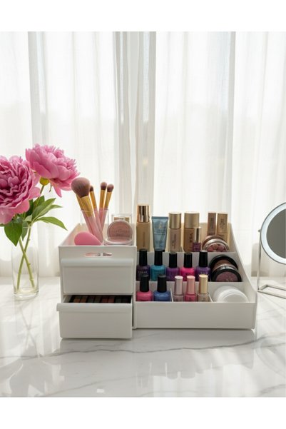ASlife Home Makeup Organizer with Drawers and Compartments
