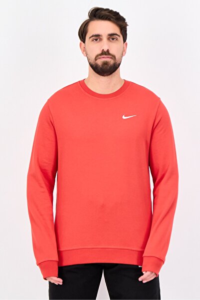 Nike Men Sportswear Fit Long Sleeve Outdoor Sweatshirt, Red
