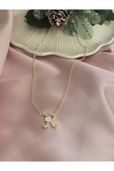 Glamluxe Kadın prenses model harf kolye