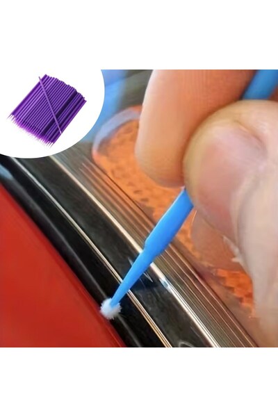 Go İthalat 100 قطعة من فرشاة طلاء السيارات الصغيرة للاستخدام مرة واحدة - أداة...