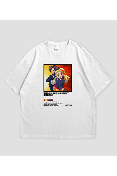 SVART WEAR تي شيرت كينيتشي ذا مايستي ديسپيل أنيمي مطبوع قصة فضفاضة للجنسين
