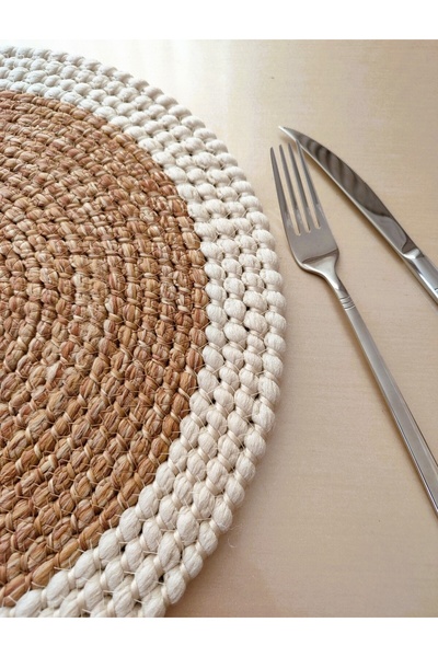 Madame Coco Alsace Naturel White Platter - 34 cm - 1 Piece