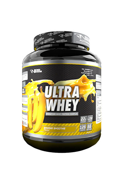 Refined Nutrition ألترا واي ٢ كجم - سموثي الموز | مصل اللبن غني بالبروتين لبن...