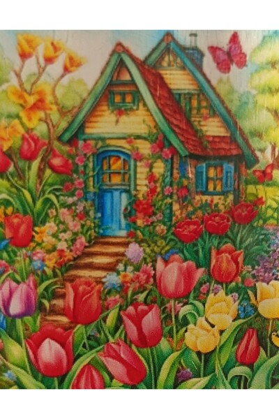 mentaş grup Diamond Painting Beaded Tapestry Mosaic Puzzle Crystal Stone Board 40X30 Kit Full Set