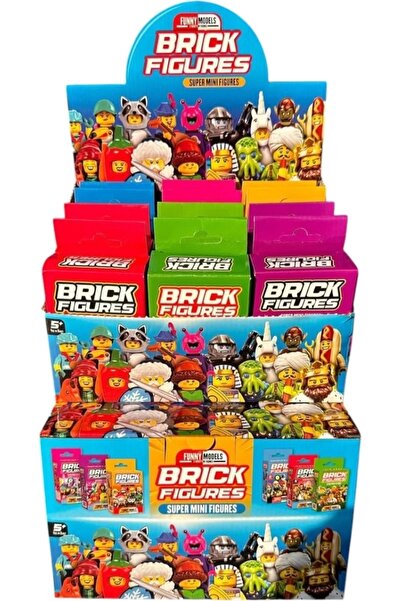 shop Brick Süper Mini Figür 1 Adet Yapı Oyuncak Uyumlu Sürpriz Figür