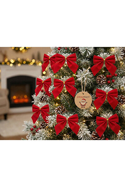 Eros Party Premium Yılbaşı Çam Ağacı Süsleri Karışık Yılbaşı Topları Askılı