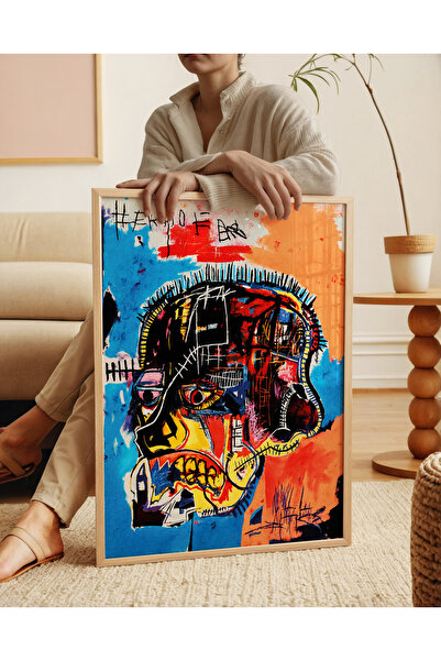ARTHOUSECOLLECTIVE Jean-Michel Basquiat Poster - Painting Dimensions Frameless Poster