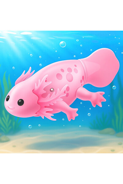 Fillikutum Pets Alive Yüzme Axolotl Serisi 1 – Su İçinde Yüzen Oyuncak Axolot...