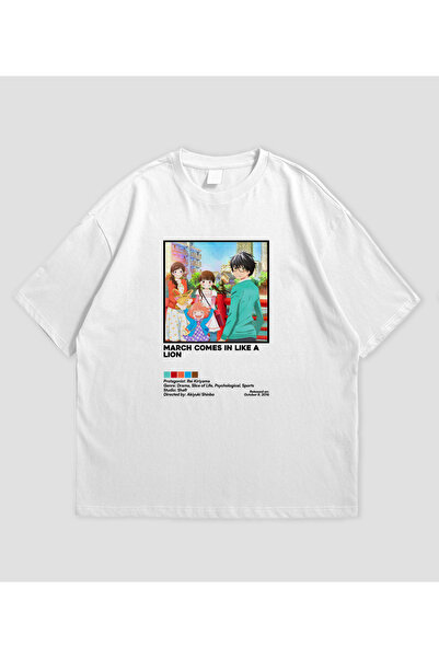 SVART WEAR Μάρτιος έρχεται όπως ένα λιοντάρι Anime με τύπωμα oversized Unisex...