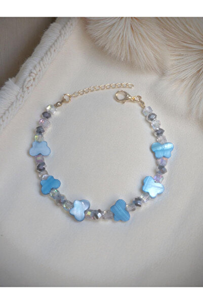 Madam Bikan سوار فراشة أزرق مرصع بالأحجار من كابلاينج جان جان