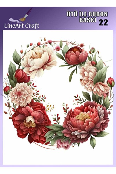 LİNEART Transfer de imprimare prin călcare Rubon Nr.:RB22-30x30cm