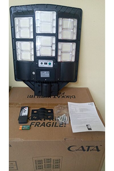 Cata 600 Watt Güneş Enerjili Solar Sokak Lambası Projektör