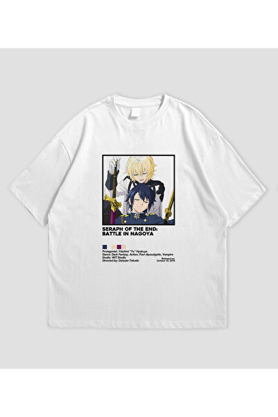 SVART WEAR Seraph of the End Μάχη στο Nagoya Anime Με Τύπωμα Oversized Unisex...