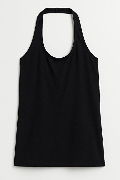 COTENCONCEPT Cotton Blend Halter Neck Tank Top T-Shirt