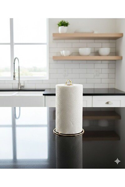 UG Home Gold Dik Napkin Holder Gold Square Nihale Gold Square Napkin Holder 3-Piece Presentation Set