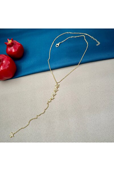 Opia Takı & Aksesuar Gold Star Y Necklace