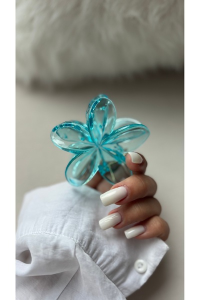 YOYYO Transparent Lotus Hairpin Floral Model Hairpin Women's Hairpin Accessory