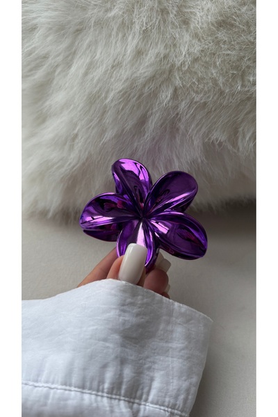 YOYYO Women's Lotus Metallic Buckle Colorful Latch Buckle Hair Accessories Colorful Model