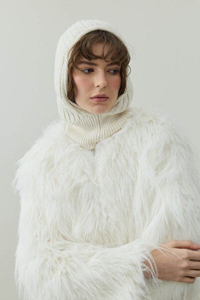 Fahhar Rubber Braided Balaclava Headgear Stone