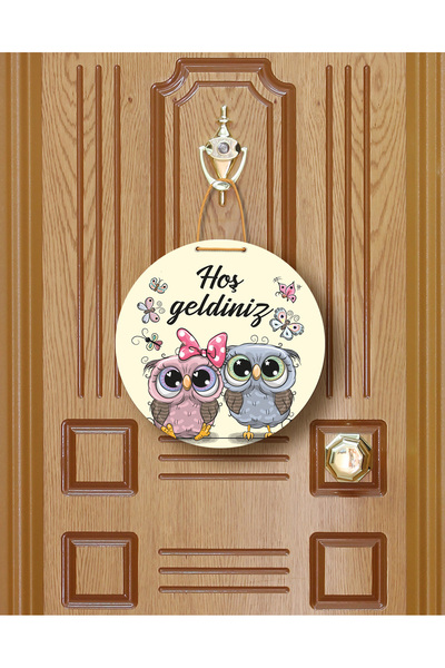 M&H Quality Rose Patterned Heart Figured Door Ornament with the Message: "You...