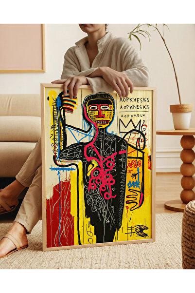 ARTHOUSECOLLECTIVE Jean-Michel Basquiat Poster - Painting Dimensions Frameless Poster