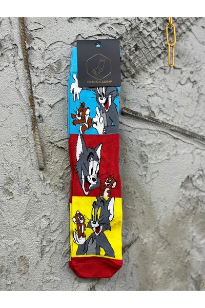 İstanbul Çorap Unisex Printed Design Socks