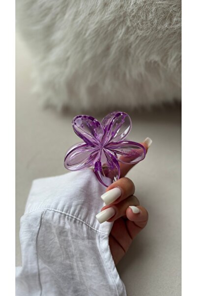 YOYYO Transparent Lotus Hairpin Floral Model Hairpin Women's Hairpin Accessory