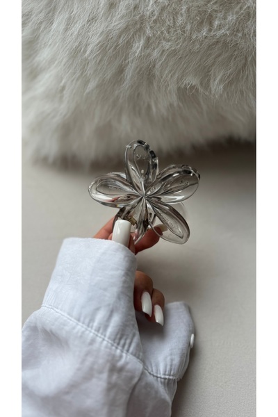 YOYYO Transparent Lotus Hairpin Floral Model Hairpin Women's Hairpin Accessory