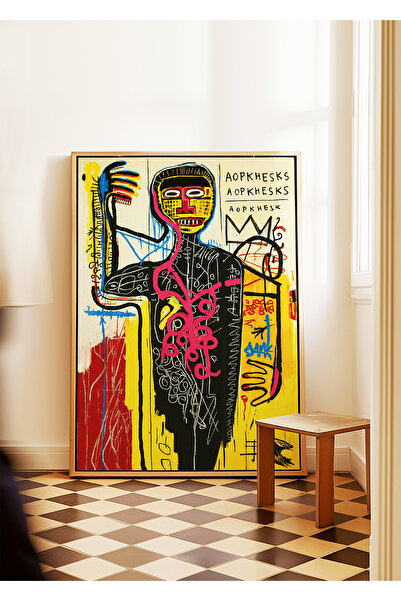 ARTHOUSECOLLECTIVE Jean-Michel Basquiat Poster - Painting Dimensions Frameless Poster