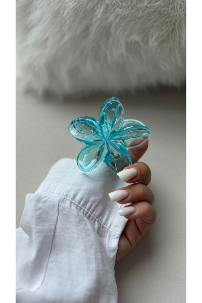 YOYYO Transparent Lotus Hairpin Floral Model Hairpin Women's Hairpin Accessory