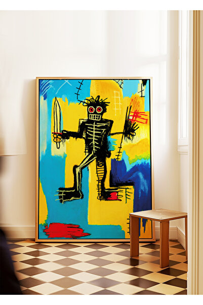 ARTHOUSECOLLECTIVE Jean-Michel Basquiat Poster - Painting Dimensions Frameless Poster