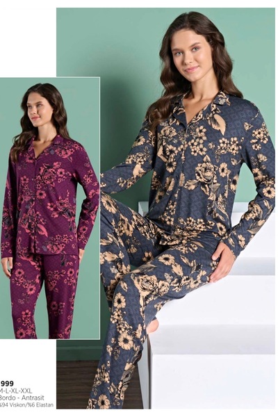 Feyza Pijama Pijadore Flexible Pajama Set