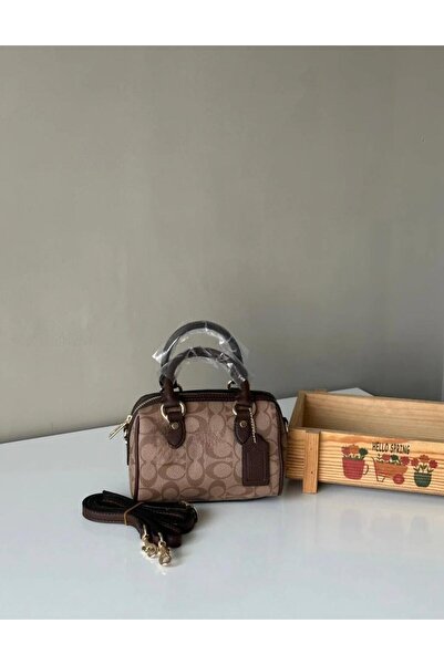 gül sezgin butik Women's Brown Mini Rowan Speedy Hand Shoulder Bag