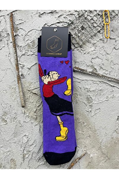 İstanbul Çorap Unisex Printed Design Socks
